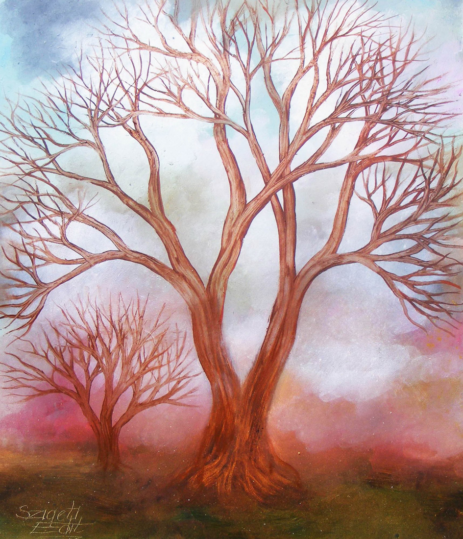 405 Dancing tree 30x30cm